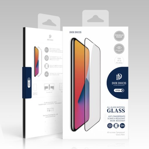 LCD kaitsev karastatud klaas Dux Ducis 10D Apple iPhone 16 Pro Max must - Image 5