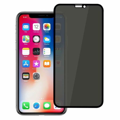 LCD kaitsev karastatud klaas Full Privacy Apple iPhone 16 Pro Max must - Image 2