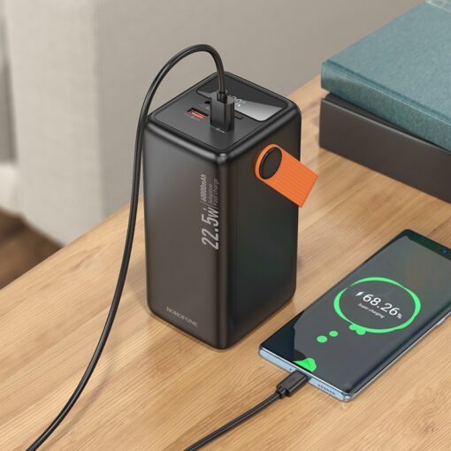 Väline aku Power Bank Borofone BJ66B 22.5W+PD20W 60000mAh must - Image 3