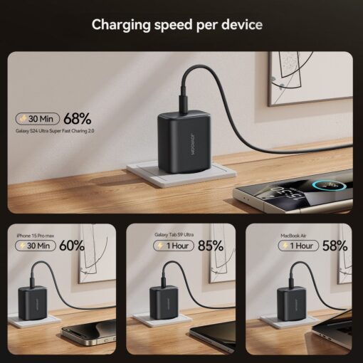 Laadija Joyroom JR-TCG13 45W GaN USB-C must - Image 3