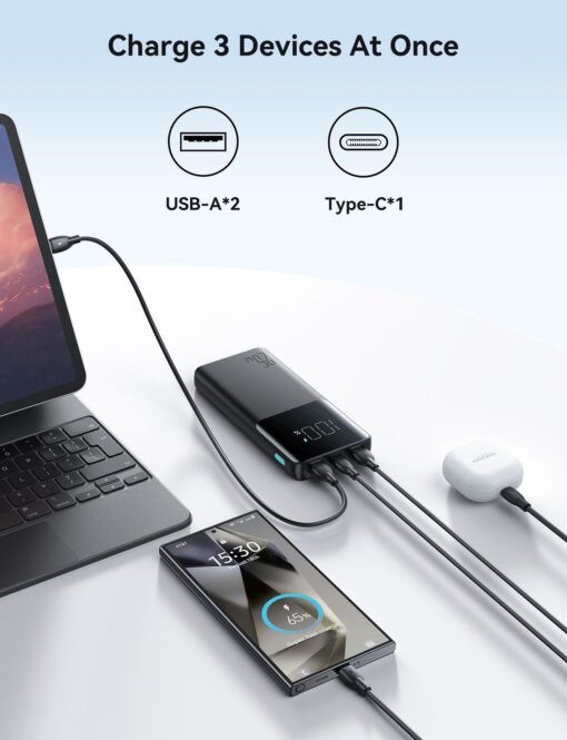 Väline aku Power Bank Joyroom JR-PBF20 22.5W 10000mAh must - Image 3