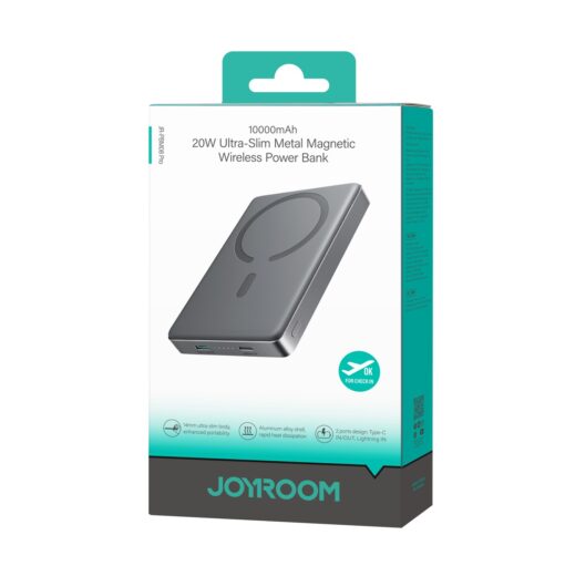 Väline aku Power Bank Joyroom JR-PBM08 Pro 20W Magnetic Wireless 10000mAh Space Grey - Image 2