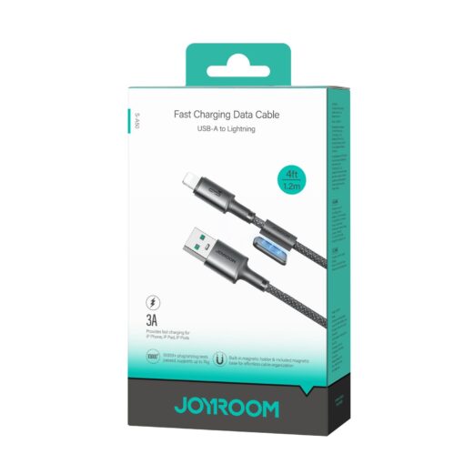 Laadimisjuhe Joyroom SA-50 USB-A to Lightning 3A 1.2m tumehall - Image 5