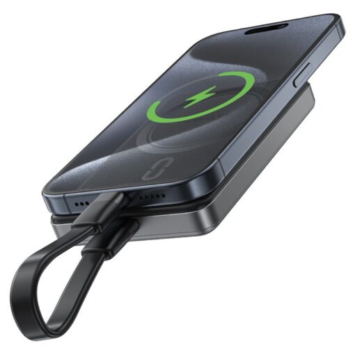 Väline aku Power Bank Acefast M12-10000 PD20W Magnetic Wireless 10000mAh must - Image 2