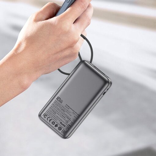 Väline aku Power Bank Acefast M7-10000 PD30W With Cable 10000mAh must - Image 4