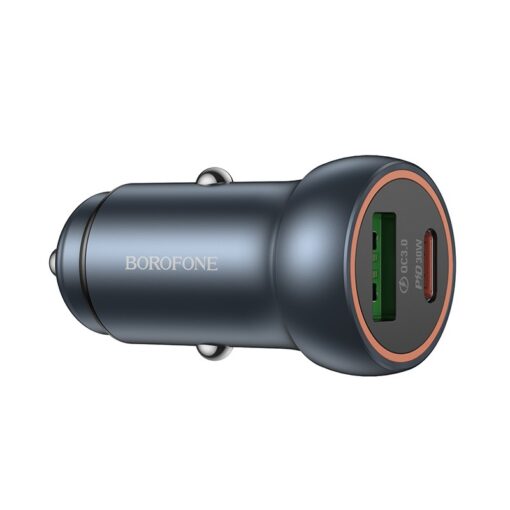 Autolaadija Borofone BZ32A USB-C/USB-A 30W hall - Image 2