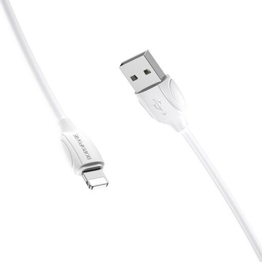 Laadimisjuhe Borofone BX19 USB-A to Lightning 1.0m valge - Image 2
