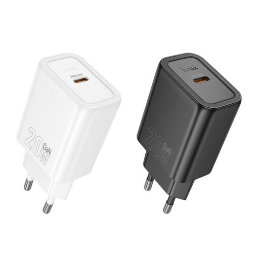 Laadija Hoco N60 20W GaN USB-C valge - Image 3