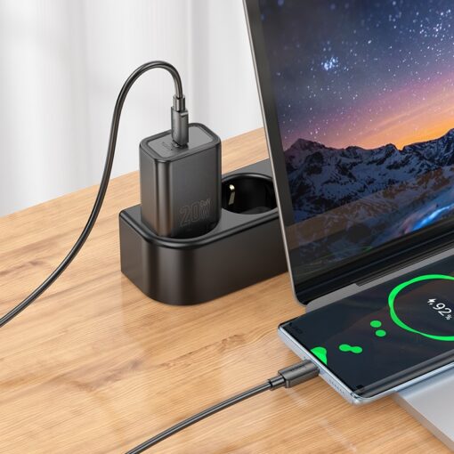 Laadija Hoco N60 20W GaN USB-C must - Image 3