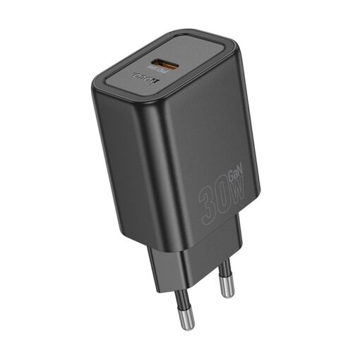 Laadija Hoco N63 30W GaN USB-C/USB-A must - Image 2