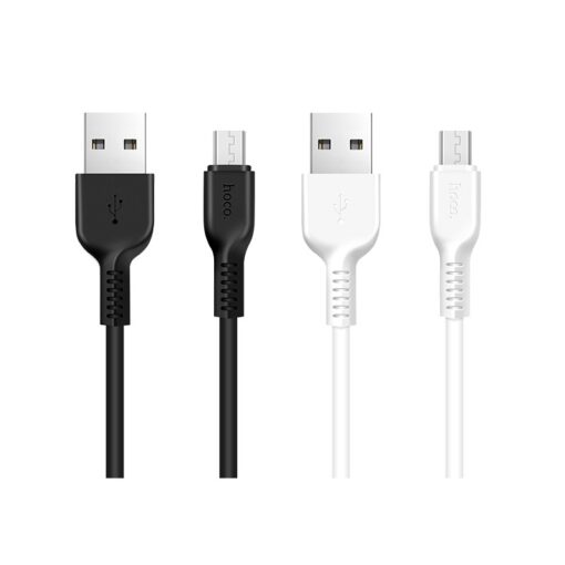 Laadimisjuhe Hoco X20 USB-A to MicroUSB 2.0m valge - Image 2