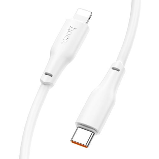 Laadimisjuhe Hoco X93 60W USB-C to USB-C 1.0m valge - Image 2
