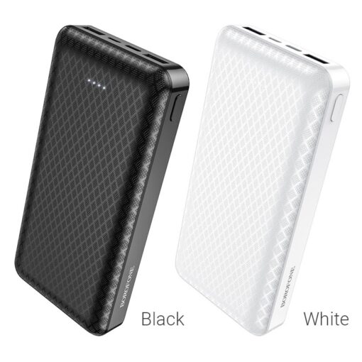 Väline aku Power Bank Borofone BJ3A Type-C microUSB 2*USB (2A)  20000mAh must - Image 4