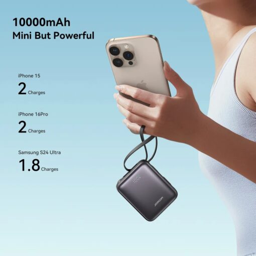 Väline aku Power Bank Joyroom JR-PBF27 22.5W Mini 10000mAh must - Image 4