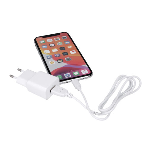 Maxlife MXTC-01 charger 1x USB 1A whIte + USB-C cable - Image 6