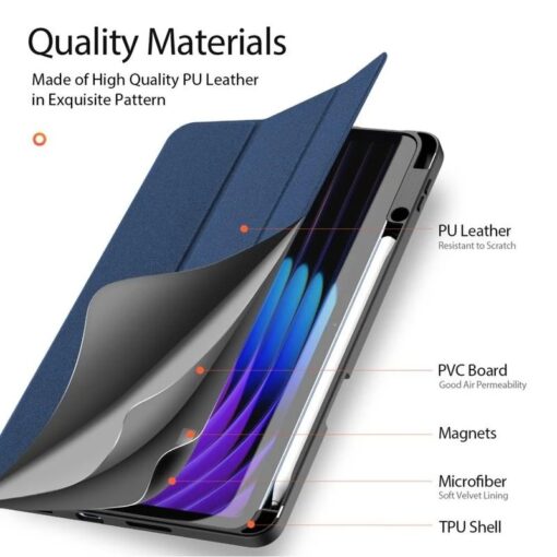 Telefoniümbris Dux Ducis Domo Xiaomi Pad 7/Pad 7 Pro tumesinine - Image 4