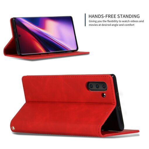 Telefoniümbris Business Style Xiaomi Redmi Note 14 4G punane - Image 3