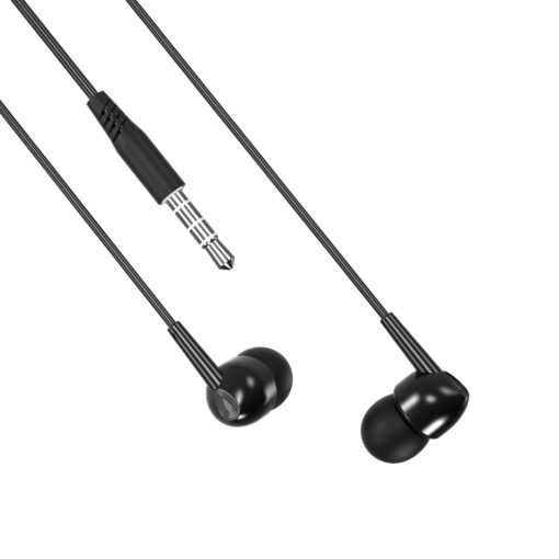 XO wired earphones EP37 jack 3,5mm black - Image 2