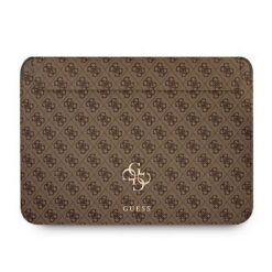 Guess sleeve GUCS13G4GFBR 13" brown 4G Big Logo