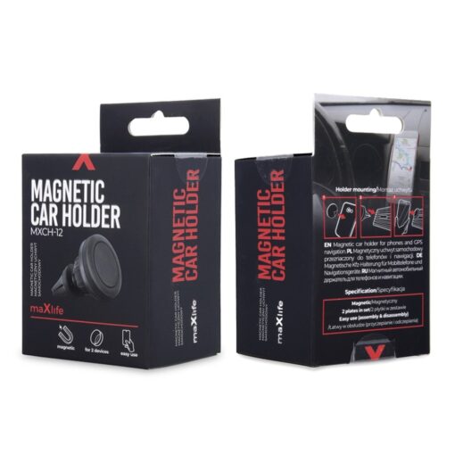 Maxlife car holder for air vent MXCH-12 magnetic black - Image 7