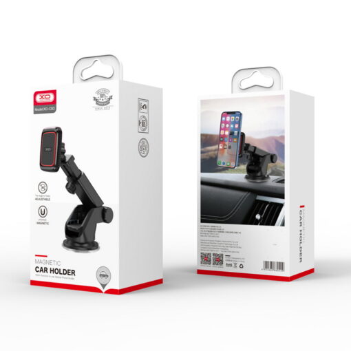 XO car holder C83 magnet black with suction cup - Image 5