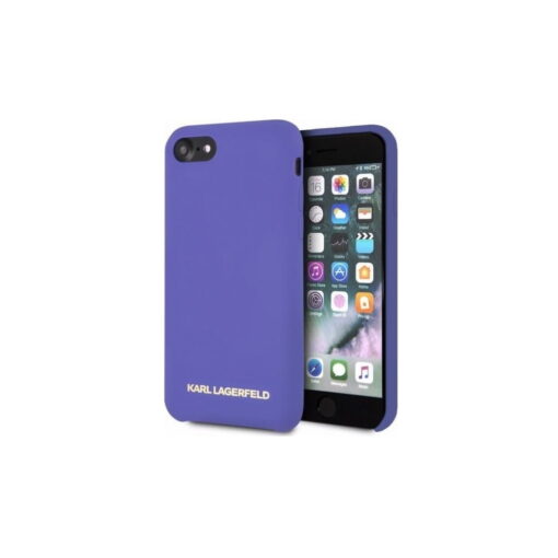 Karl Lagerfeld case for iPhone 7 / 8 / SE 2020 / SE 2022 KLHCI8SLVOG hard case purple Silicone - Image 2