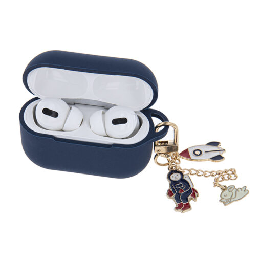 Case for Airpods 3 dark blue with pendant - Image 3