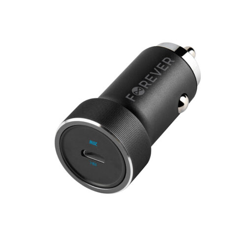 Forever CC-06 PD QC car charger 1x USB-C 20W black - Image 2