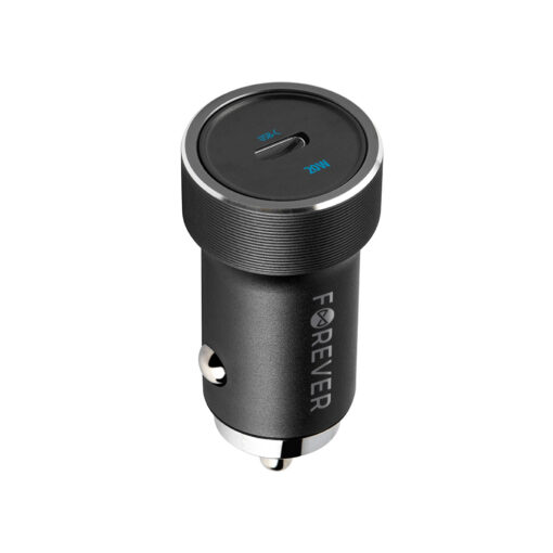 Forever CC-06 PD QC car charger 1x USB-C 20W black