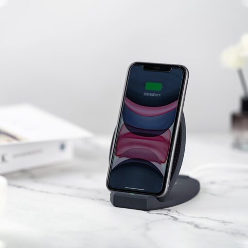 HAVIT wireless charger W3005 2w1 10W black - Image 4