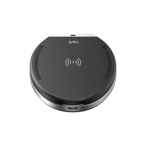 HAVIT wireless charger W3005 2w1 10W black - Image 5