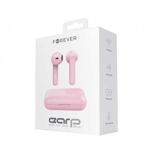 Forever Bluetooth earphones TWE-110 Earp pink - Image 3