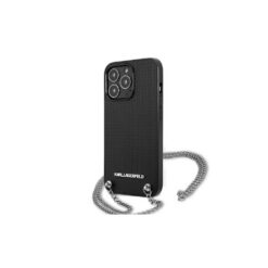 Karl Lagerfeld case for iPhone 13 Pro 6,1" KLHCP13LPMK black hard case Chain Logo