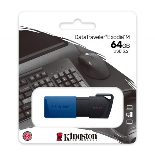 Kingston pendrive DataTraveler Exodia M DTXM 64GB blue - Image 2