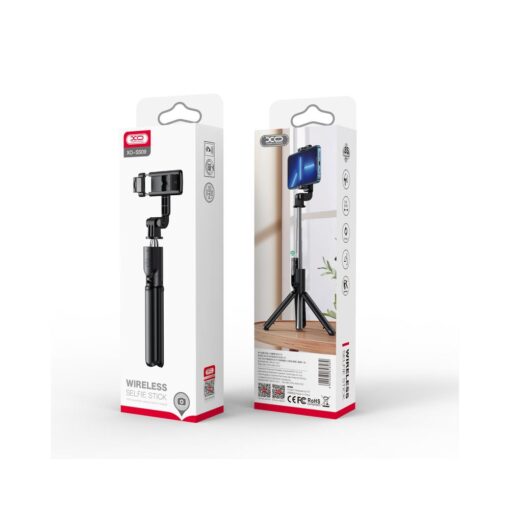 XO selfie stick Bluetooth tripod SS09 black 64cm - Image 6
