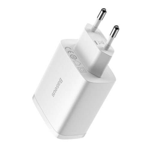 Baseus wall charger Compact 3 x USB white 17w - Image 5