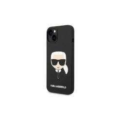 Karl Lagerfeld case for iPhone 14 Plus 6,7" KLHCP14MSLKHBK hardcase black Silicone Karl`s Head