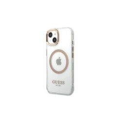 Guess case for iPhone 13 Pro Max 6,7" GUHMP13XHTRMD gold HC Magsafe Metal Outline Gold