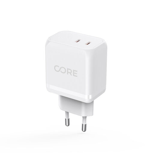 Forever CORE SMART PD wall charger 2xUSB-C 45W