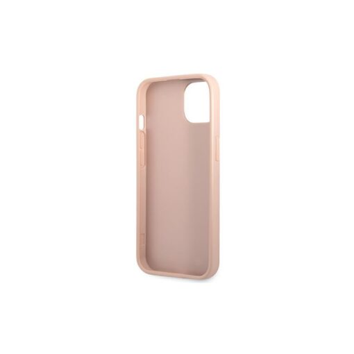 Guess case for iPhone 14 Pro 6,1" GUHCP14LPSATLP pink HC Saffiano PU Triangle - Image 3