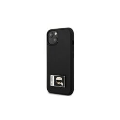 Karl Lagerfeld case for iPhone 13 6,1" KLHCP13M3DKPK black hard case Iconic Karl's Head