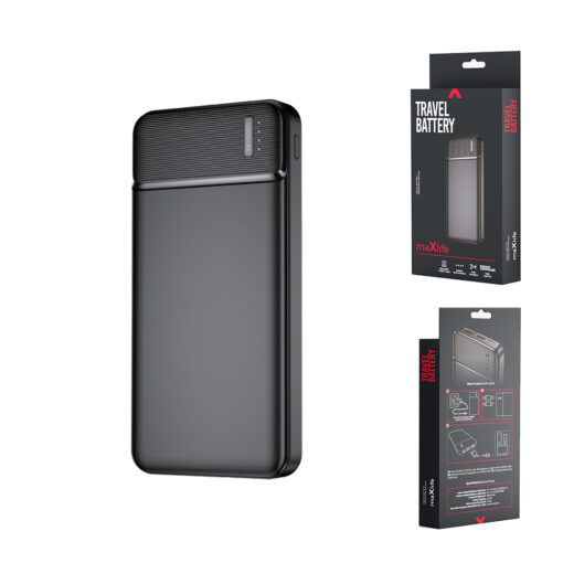 Maxlife power bank MXPB-01 10000 mAh black - Image 12