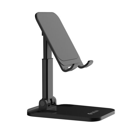 Devia adjustable folding holder stand EL161 for phone tablet black - Image 3