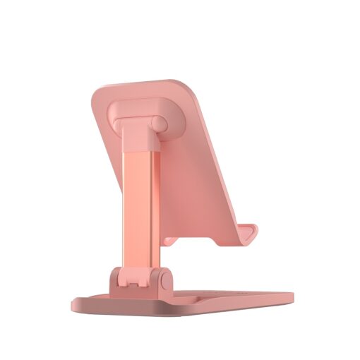 Devia adjustable folding holder stand EL161 for phone tablet pink - Image 2