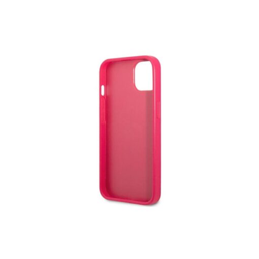 Guess case for iPhone 13 Pro / 13 6,1" GUHCP13LPS4MF pink hardcase Saffiano 4G Small Metal Logo - Image 3