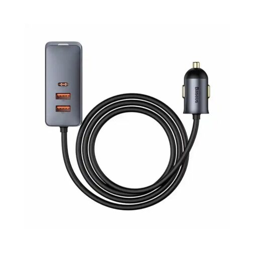 Baseus car charger Share Together 2in1 PD 120W 2x USB 2x USB-C gray