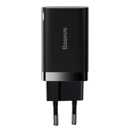 Baseus wall charger Super Si PD 30W 1x USB-C 1x USB black