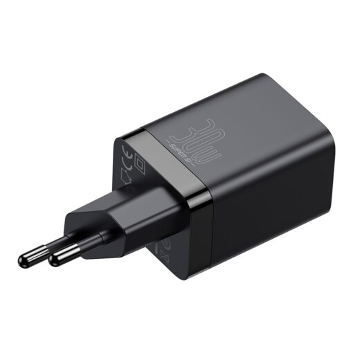 Baseus wall charger Super Si PD 30W 1x USB-C 1x USB black - Image 5