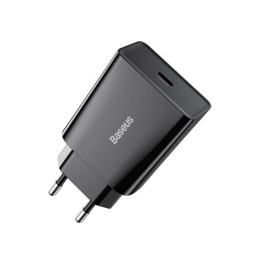 Baseus wall charger Speed Mini PD 20W 1x USB-C black - Image 4