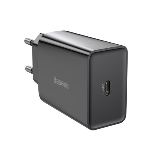 Baseus wall charger Speed Mini PD 20W 1x USB-C black - Image 5